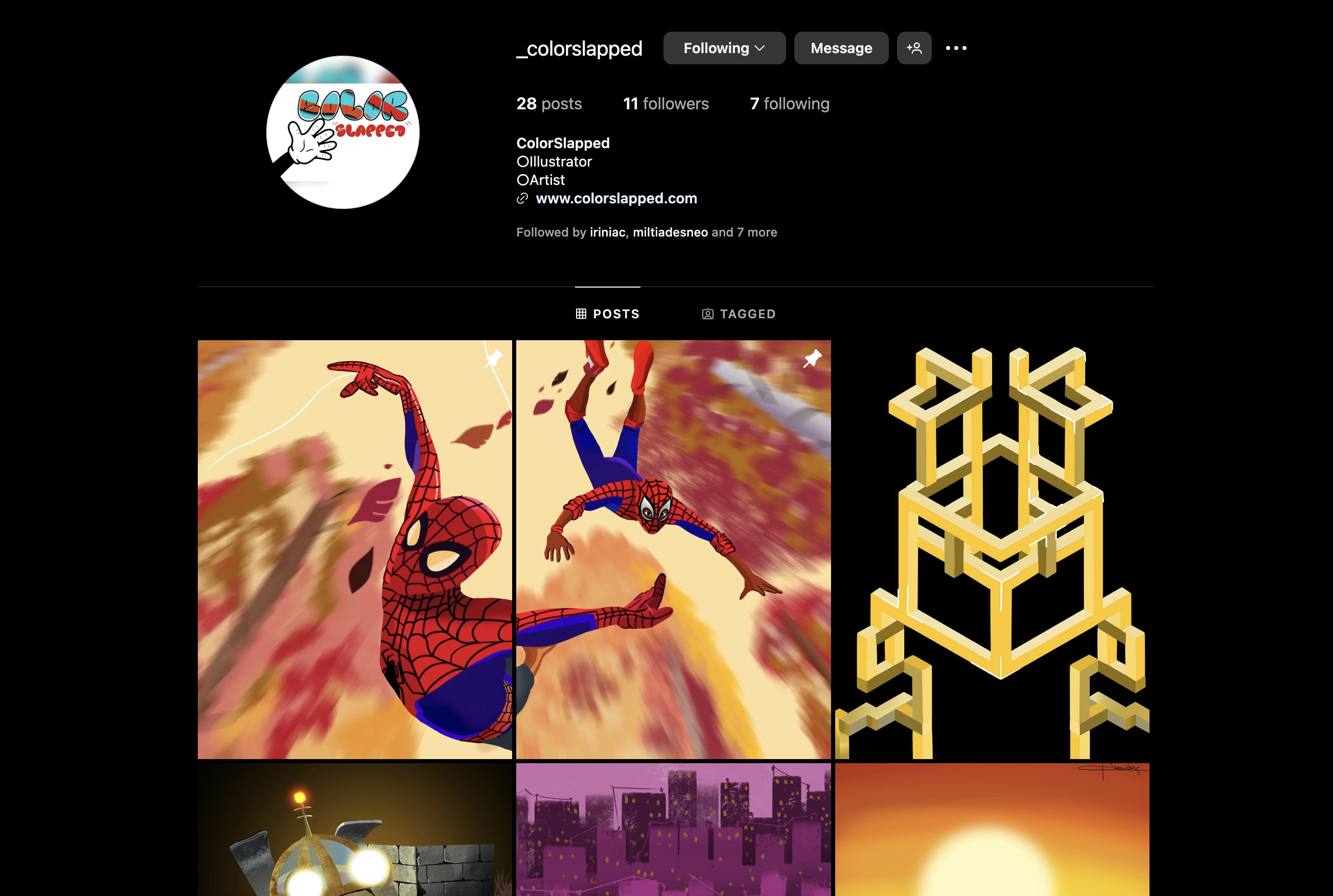Instagram Page
